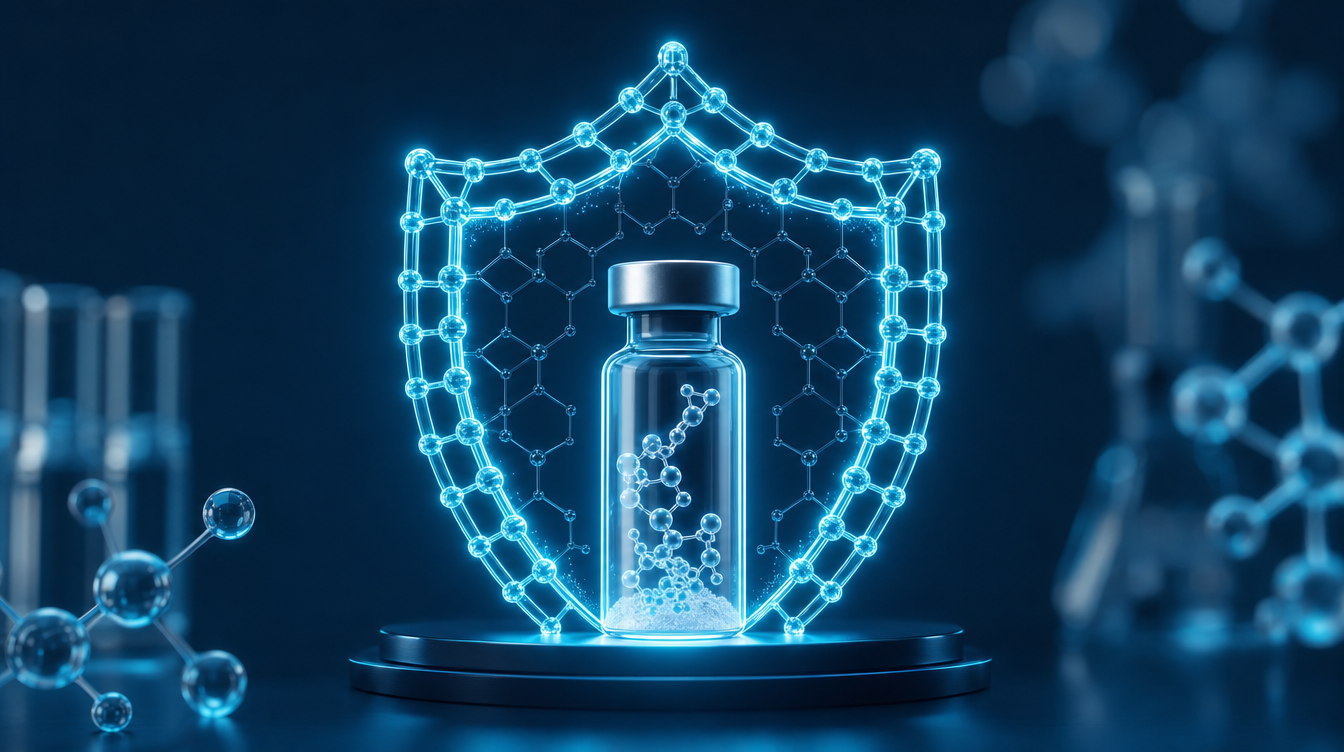 Cyan scale between research and marketing claims — peptide therapy examined critically