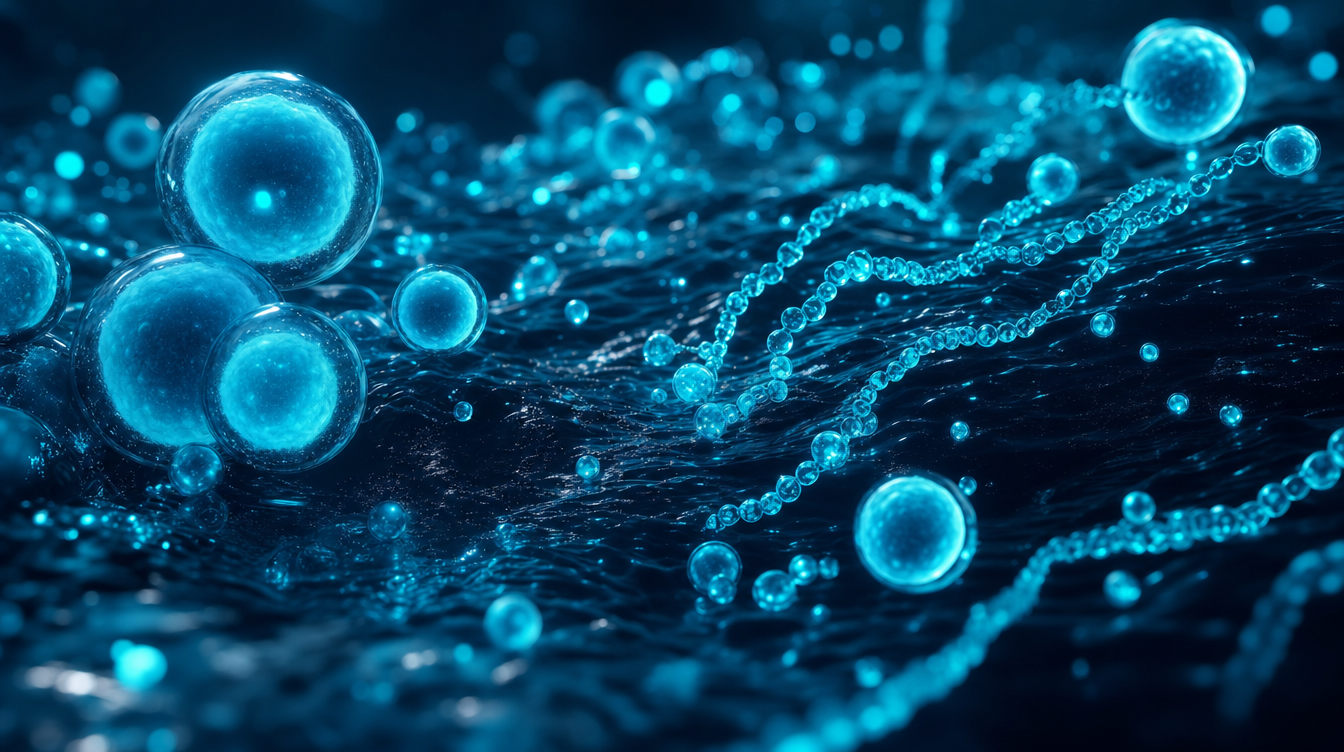Cyan visualisation of fat metabolism — AOD-9604 metabolic research