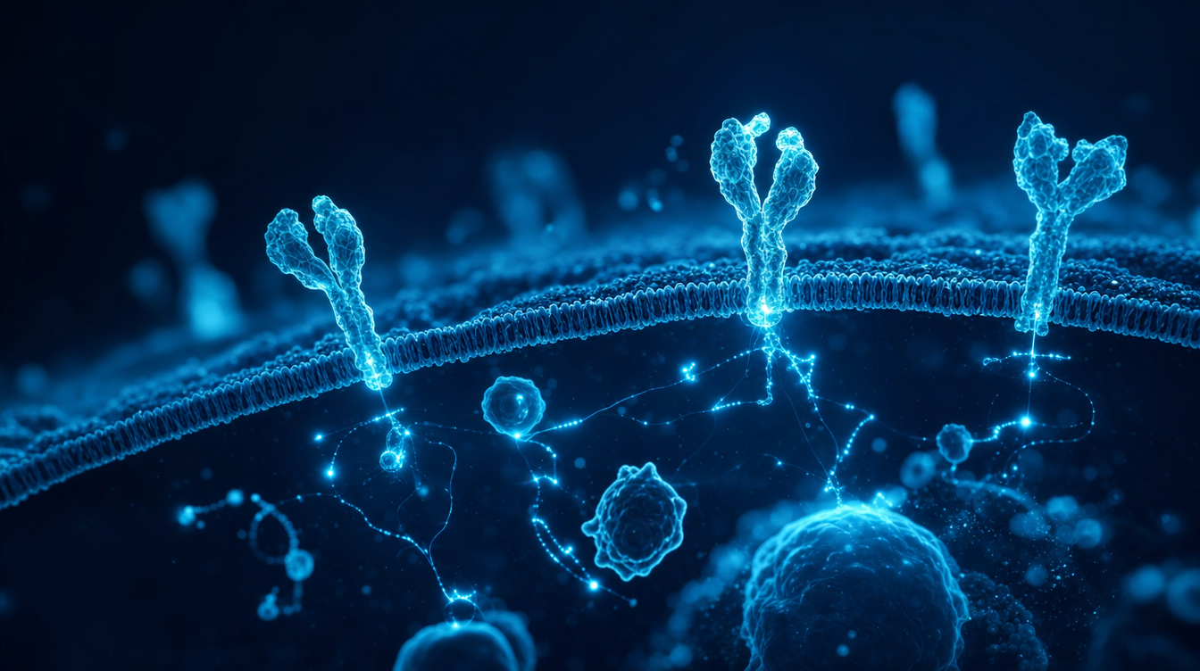 Cyan visualisation of metabolic research peptides — peptides for weight loss