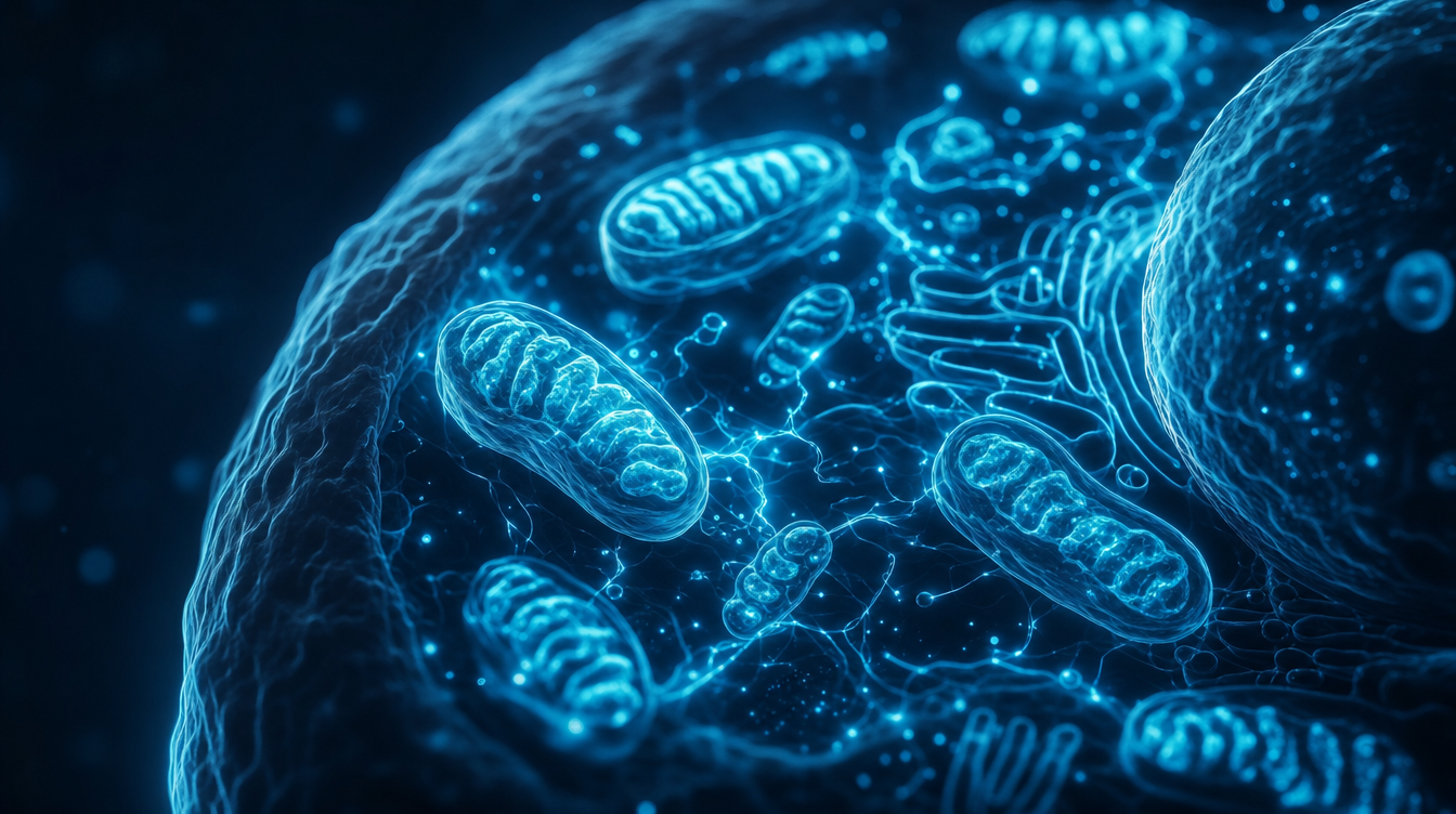 Cyan visualisation of ERR receptors and cellular energy pathways — SLU-PP-332 research
