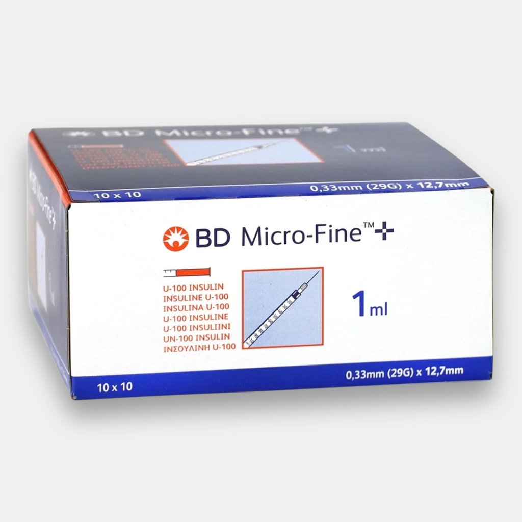 BD Micro-Fine 1 ml insulin syringes, 29G — LYSENTA