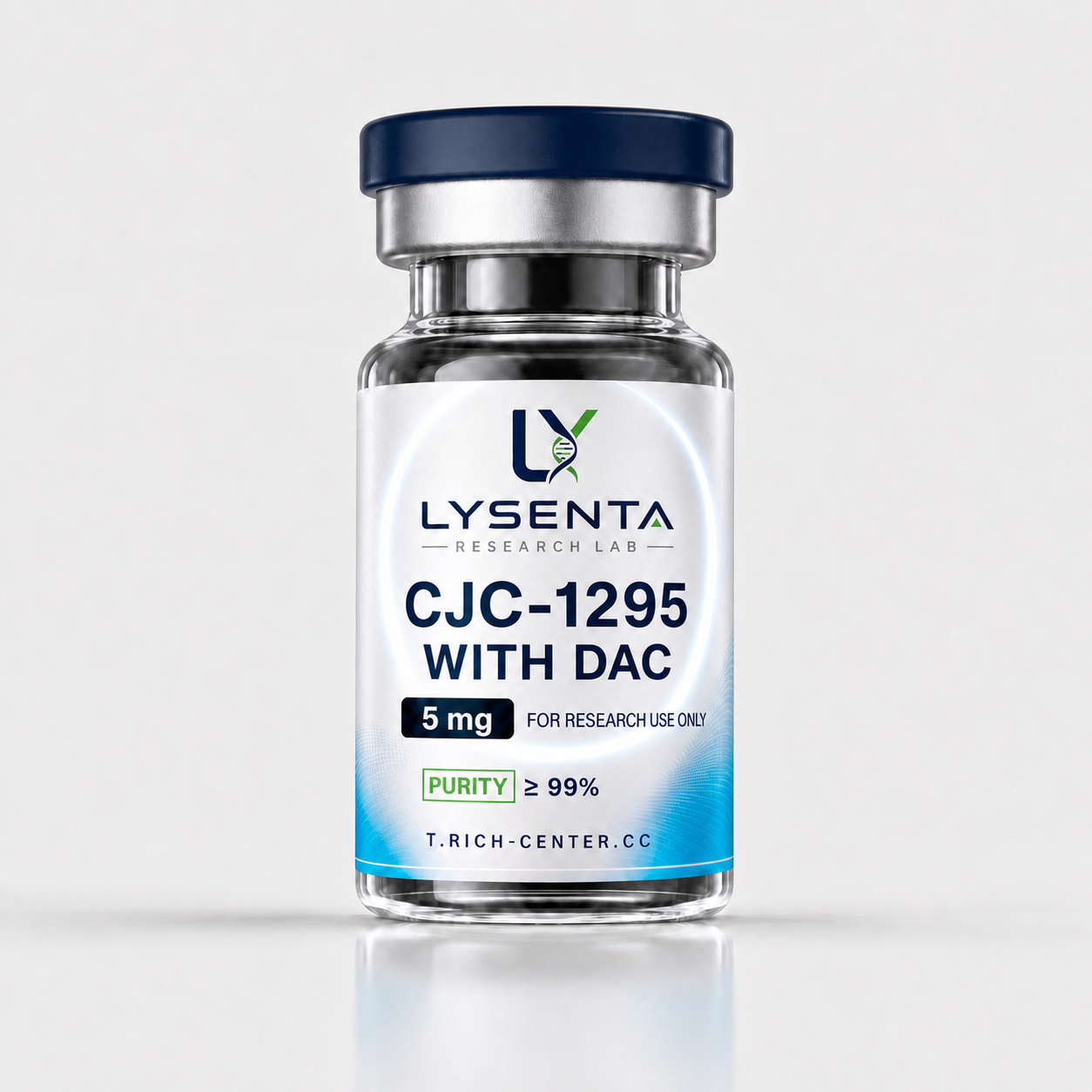 CJC-1295 with DAC 5 mg long-acting GHRH research peptide vial — LYSENTA