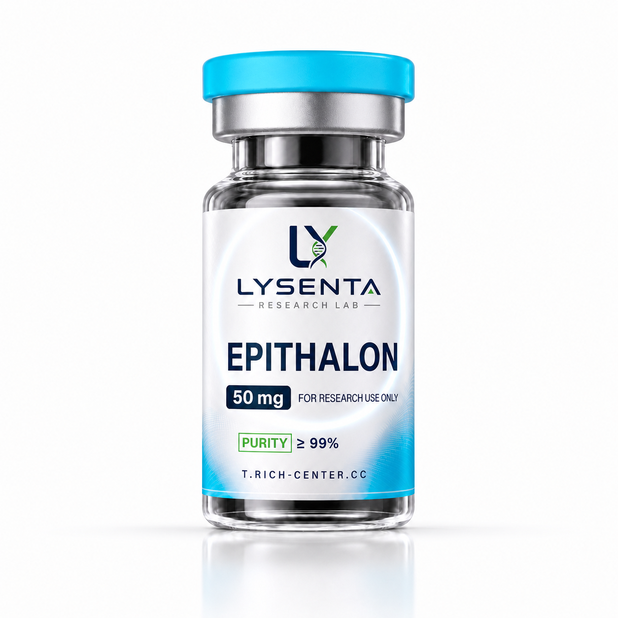 Epithalon (Epitalon) 50 mg longevity research peptide vial with laboratory certificate — LYSENTA