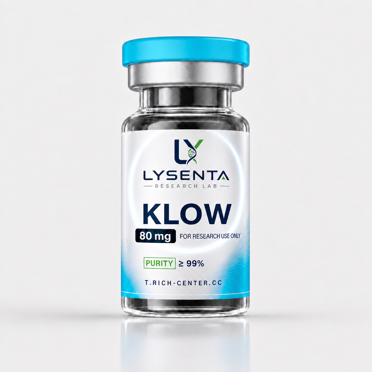 KLOW multi-peptide blend 80 mg skin and repair research vial — LYSENTA