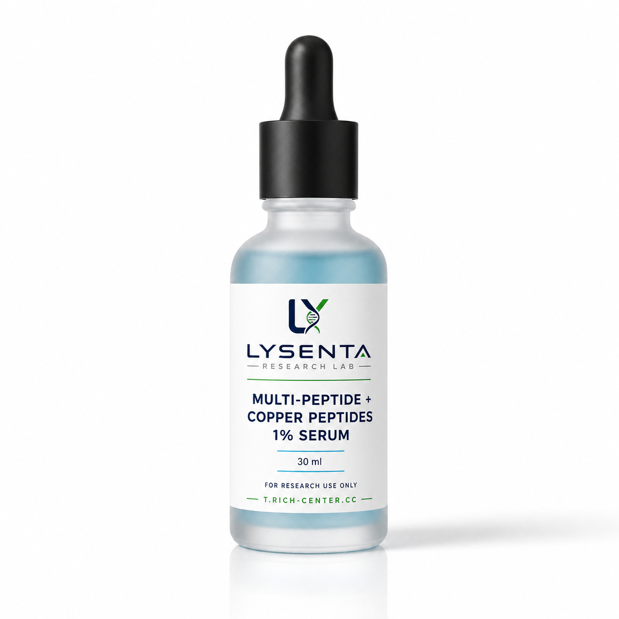 Multi-Peptide + 1% Copper Peptides facial serum, 30 ml bottle — LYSENTA