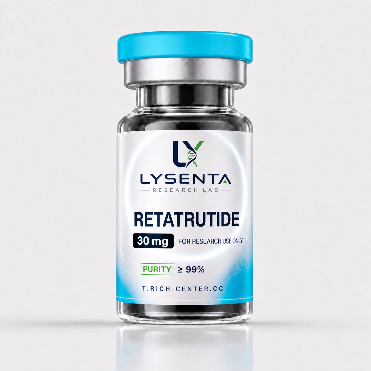 Retatrutide 30 mg GLP-1/GIP/glucagon triple-agonist investigational peptide — LYSENTA