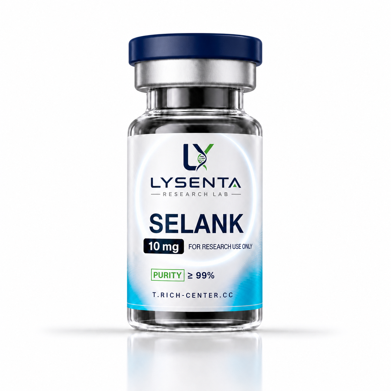 Selank 10 mg anxiolytic nootropic research peptide vial with lab certificate — LYSENTA